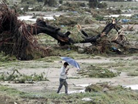 Typhoon Roke Causes Havoc on Kasugai